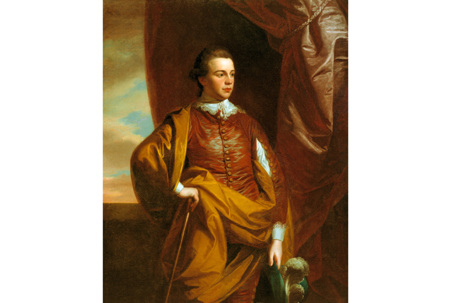 Thomas Middleton of The Oaks (1753 - 1797), 1770, by Benjamin West (American, 1738-1820); oil on canvas; 51 3/4 x 39 1/2 inches; Gift of Alicia Hopton Middleton; 1937.005.0014