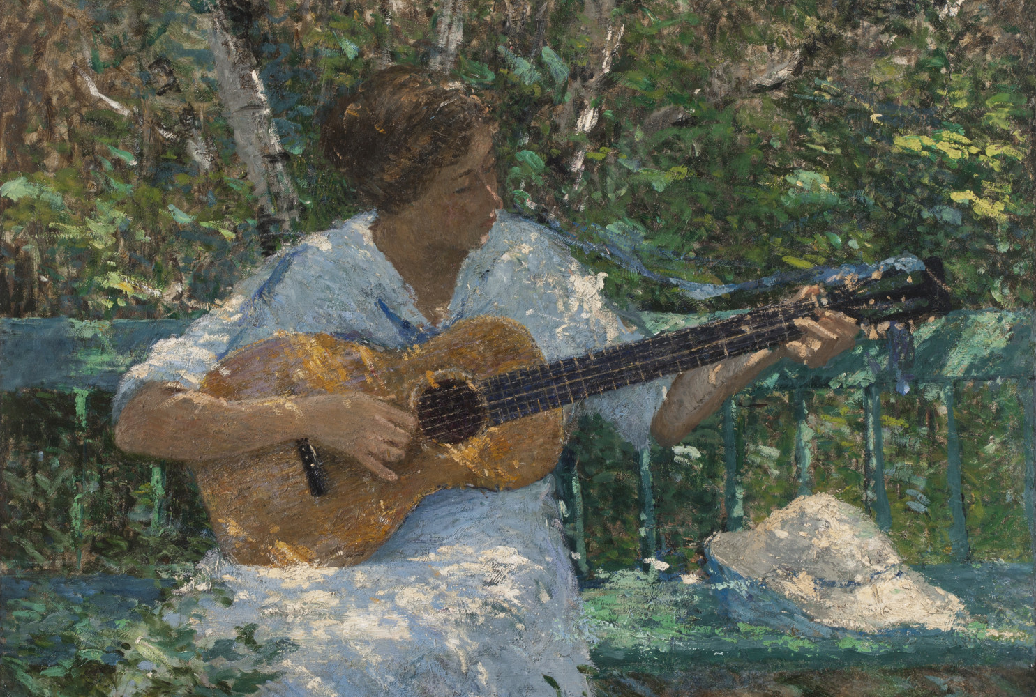 A Song of Summer, circa 1915
By Helen Maria Turner (American, 1858 - 1958); Oil on canvas; 30 1/8 x 40 1/8 inches; Framed: 38 1/2 x 48 1/2 x 3 3/8 inches; 2004.12.04; The Johnson Collection, Spartanburg, South Carolina