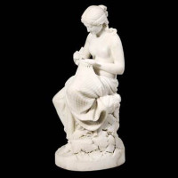 Mending the Nets, 1866, by Chauncey Ives (American, 1810-1894); Marble; 30x15x10 inches; Museum purchase with funds provided by the William B. McGuire Jr., Family Foundation (2016.008)
