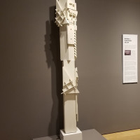 Louise Nevelson, Dawn Column 1, 1959, Wood and found objects painted white, Collection of the Farnsworth Art Museum, Museum Purchase, 1979.81 