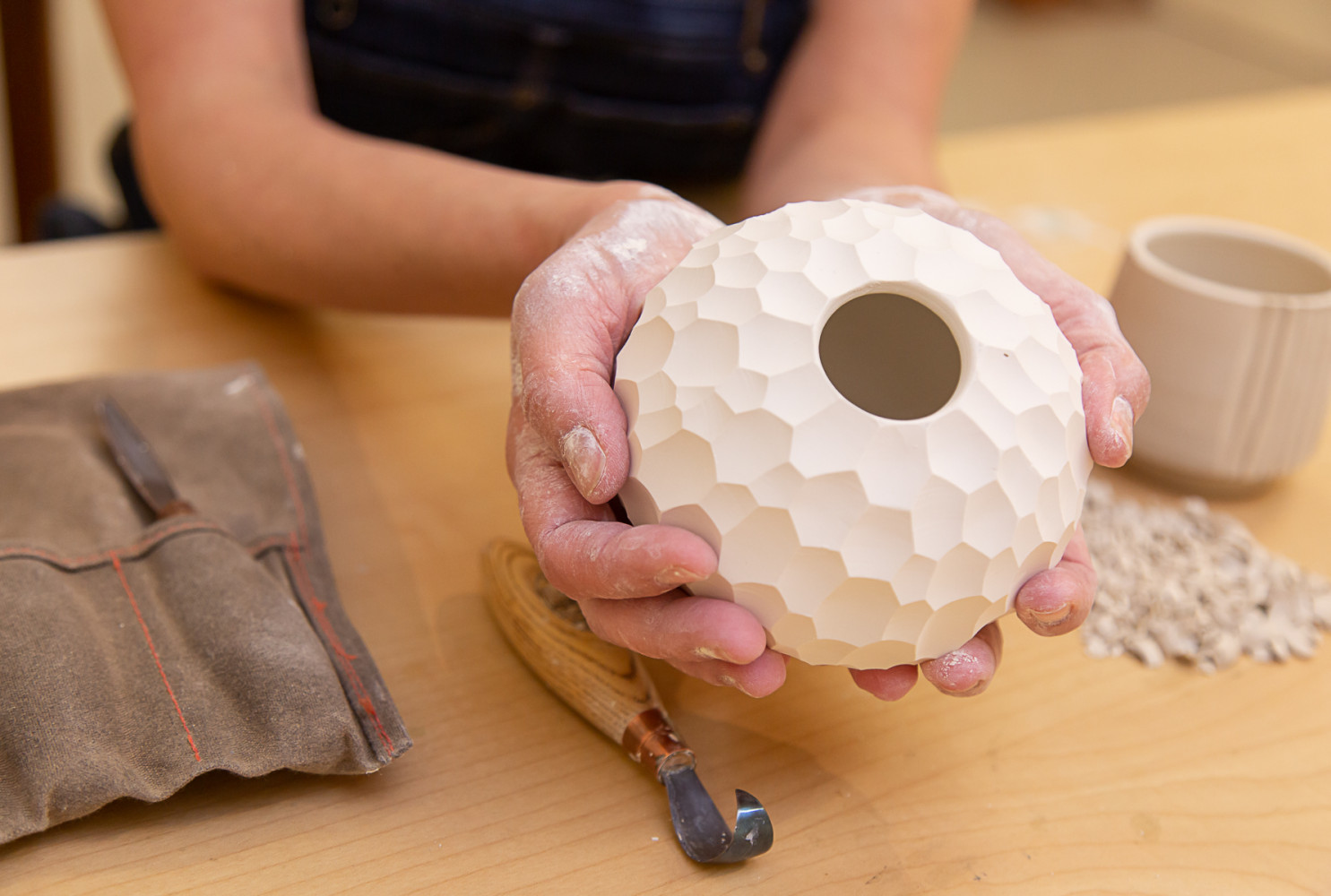 Vessel in progress by Maria White, photograph by MCG Photography