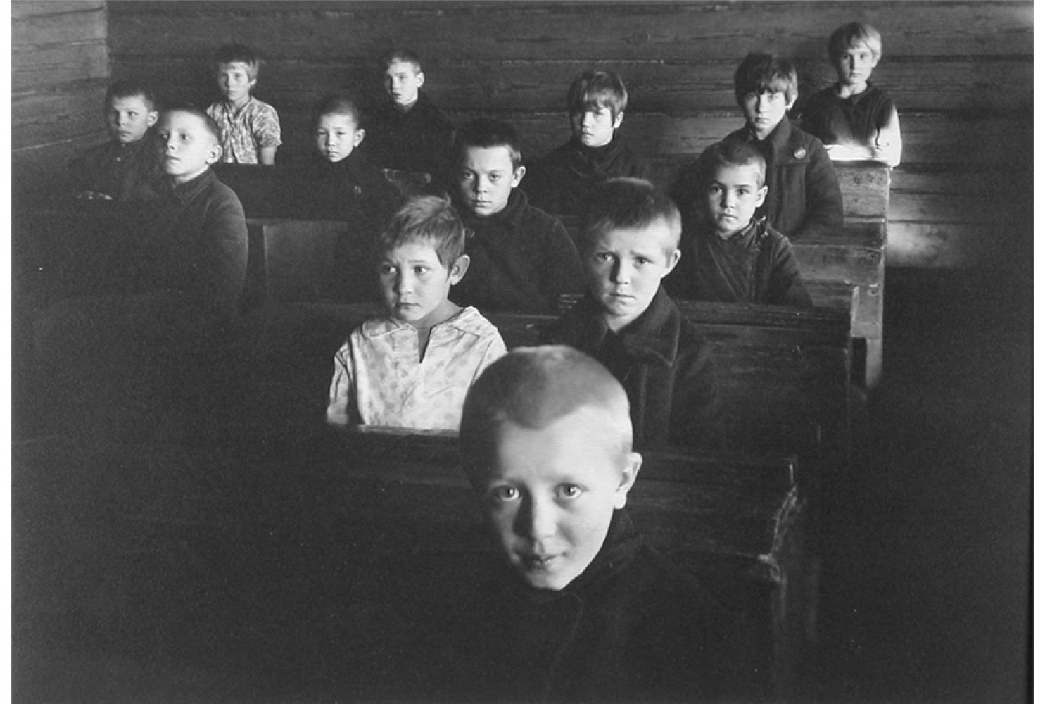 Village School, Russia Kolomna, Volga Region, 1932, By Margaret Bourke-White (American, 1904 - 1971); Gelatin silver print; Gift of Mr. Robert W. Marks
