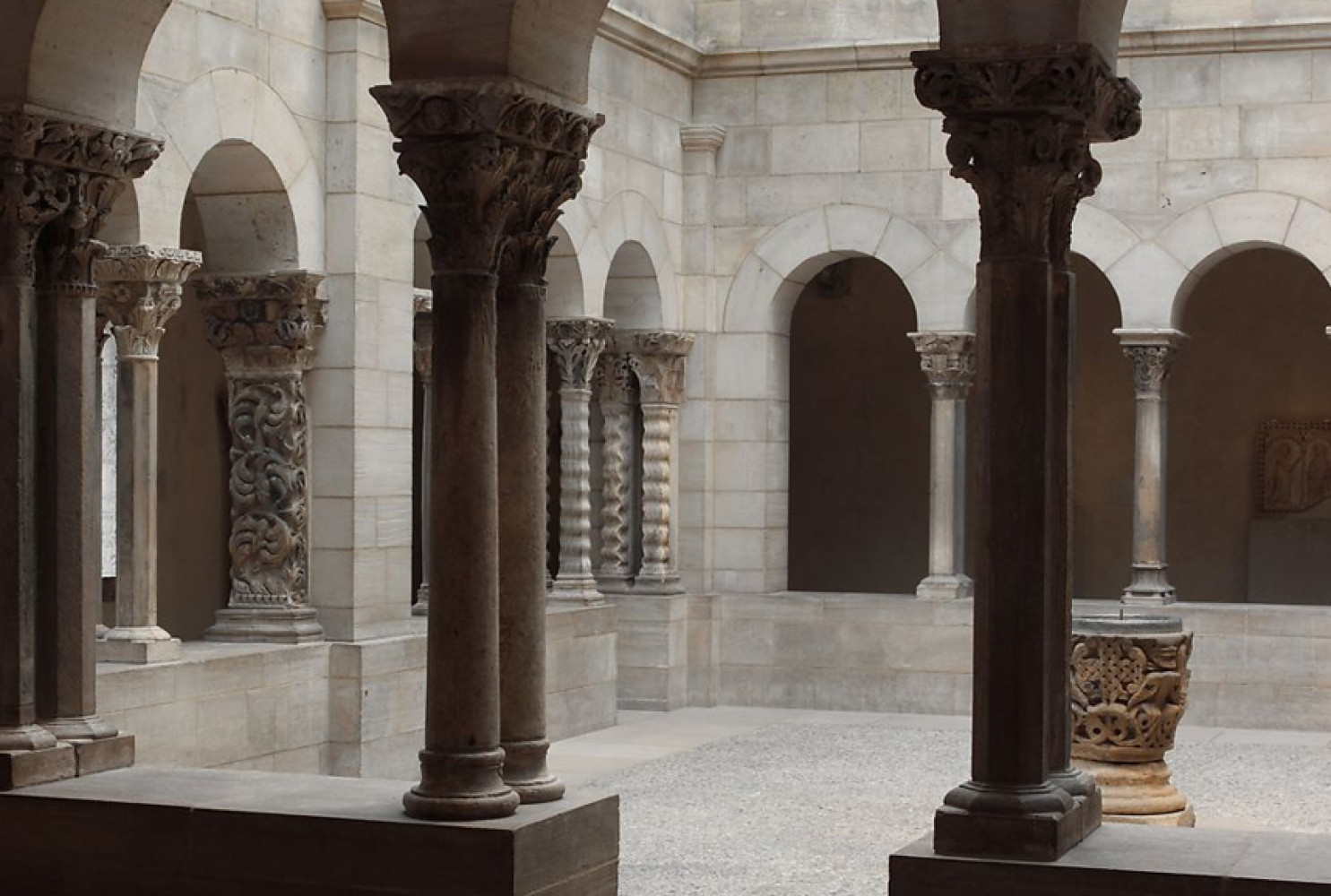 Saint-Guilhem Cloister, late 12th-early 13th century, on view at The Met Cloisters in Gallery 03