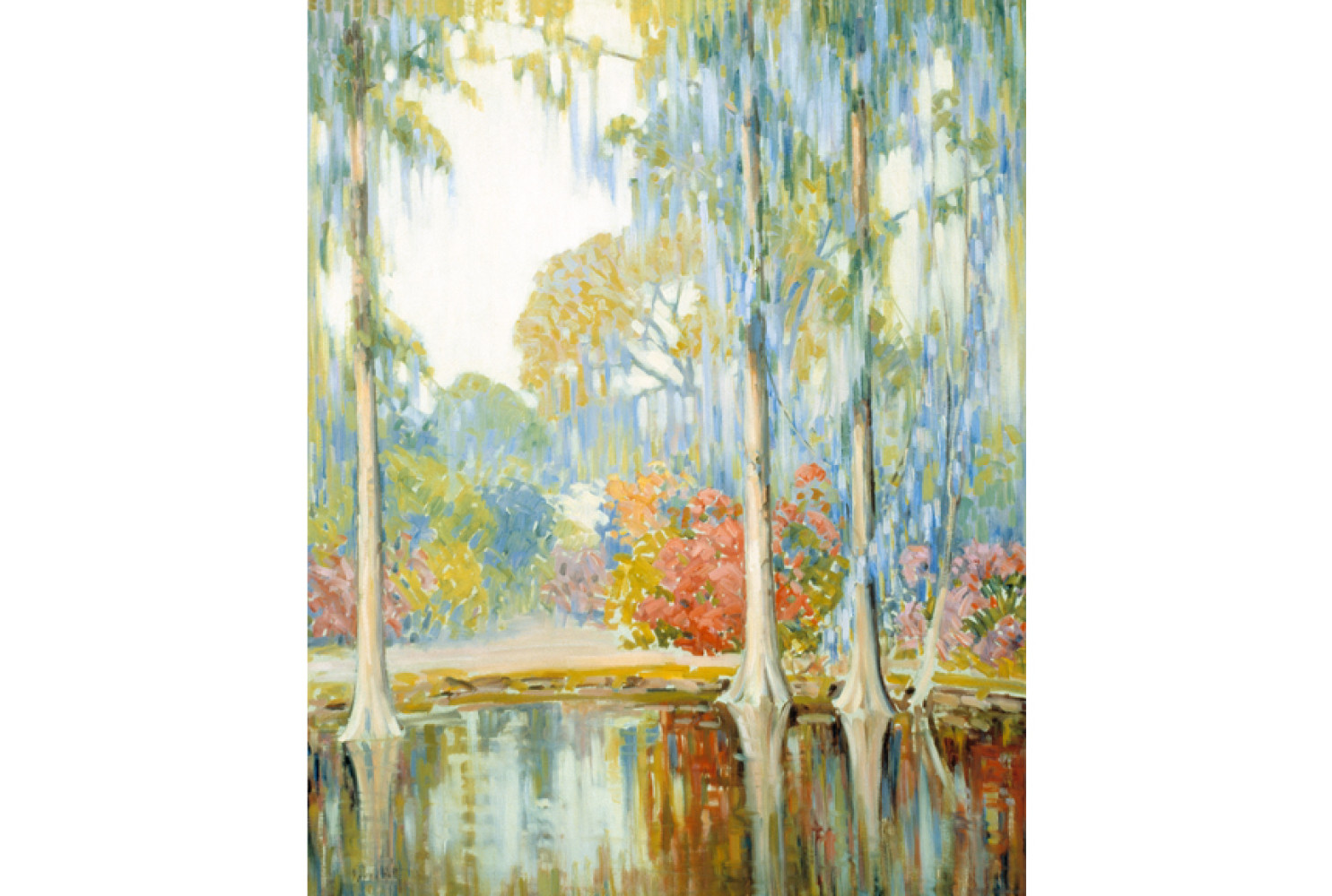Magnolia Gardens, 1920, by Alfred Hutty (American, 1877-1954); oil on canvas; 39 7/8 x 31 3/4 inches; Museum purchase from the artist; 1920.006.0001
