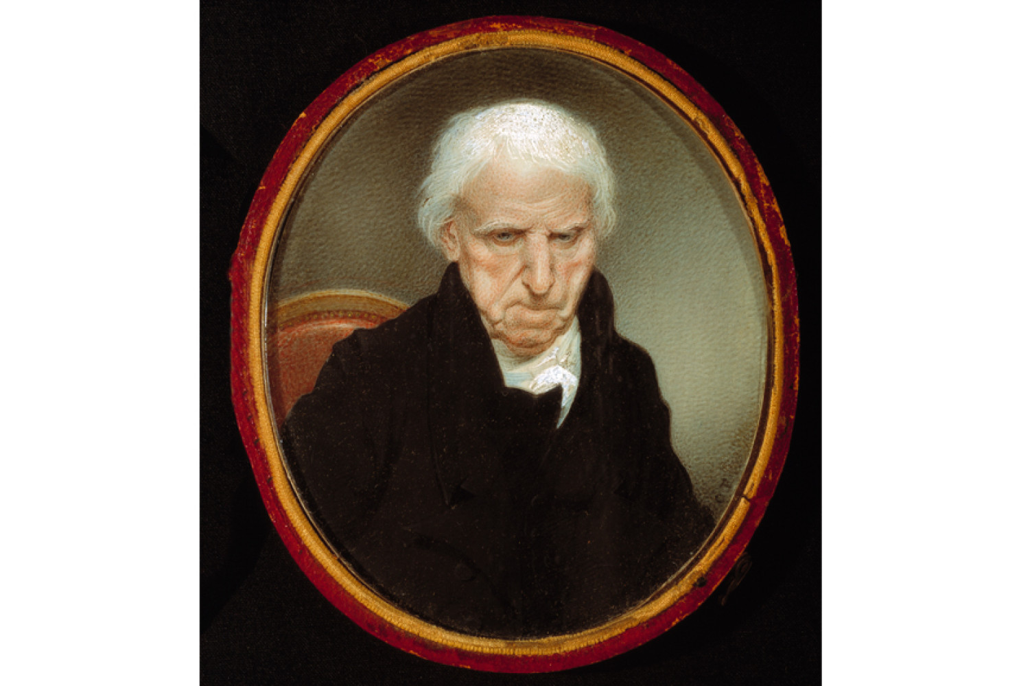 H. F. Plowden Weston (1738-1827), by Charles Fraser (American, 1782-1860); watercolor on ivory; 3 7/8 x 3 1/4 inches; Museum purchase with funds provided by the Eliza Huger Kammerer Fund in memory of Helen Gardner McCormack; 1974.004