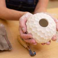 Vessel in progress by Maria White, photograph by MCG Photography