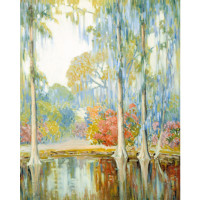 Magnolia Gardens, ca. 1920
By Alfred Hutty (American, 1877 - 1954); oil on canvas; 39 7/8 x 31 3/4 inches; Museum purchase from the artist; 1920.006.0001