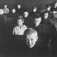 Village School, Russia Kolomna, Volga Region, 1932, By Margaret Bourke-White (American, 1904 - 1971); Gelatin silver print; Gift of Mr. Robert W. Marks
