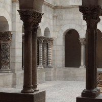 Saint-Guilhem Cloister, late 12th-early 13th century, on view at The Met Cloisters in Gallery 03