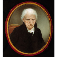 H. F. Plowden Weston (1738-1827), by Charles Fraser (American, 1782-1860); watercolor on ivory; 3 7/8 x 3 1/4 inches; Museum purchase with funds provided by the Eliza Huger Kammerer Fund in memory of Helen Gardner McCormack; 1974.004
