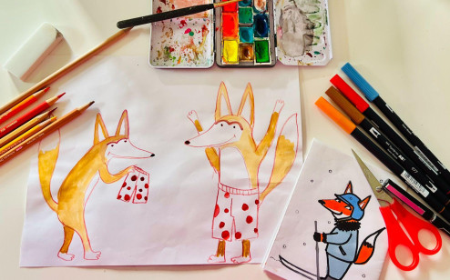 Illustration Workshop Ages 8-10: Creating Characters and Stories