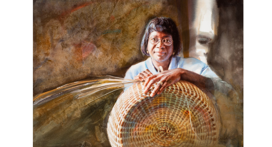 <i>Mary Jackson</i>, 2002, by Mary Whyte (American, b. 1953); watercolor on paper; 21 x 28 1/2 inches; Gift of Cathy and Ben Marino