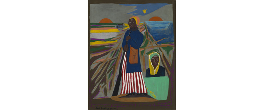 <i>Harriet Tubman</i>, ca. 1945, by William H. Johnson (American, 1901-1970). Oil on paperboard, 28 7/8 x 23 3/8 inches. Image courtesy of Smithsonian American Art Museum.