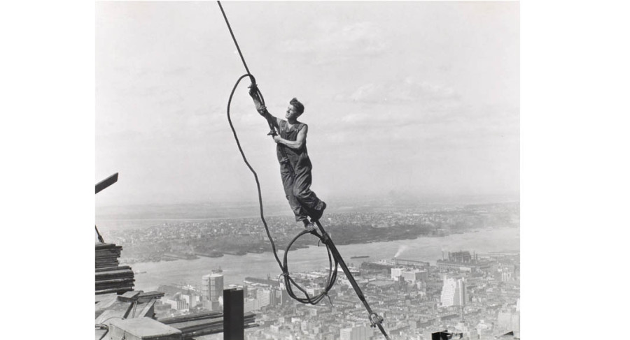 <i>Icarus</i>, 1931, By Lewis W. Hine (American, 1874—1940); Gelatin silver print; Gift of Mr. Robert W. Marks; 1974.012.0037
