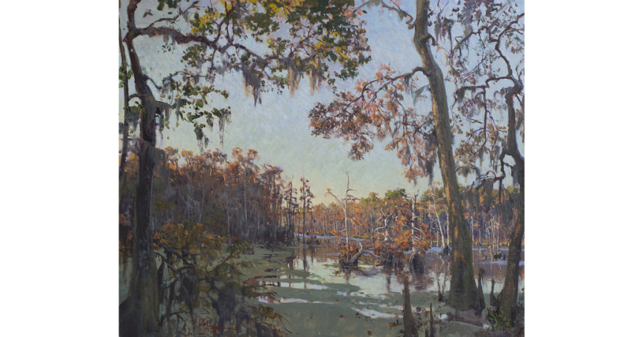 <i>Washo Reserve</i>, 2014, by West Fraser (American, b. 1955); oil on linen; 36 x 42 inches; Courtesy of Mr. and Mrs. Lloyd Pearson 