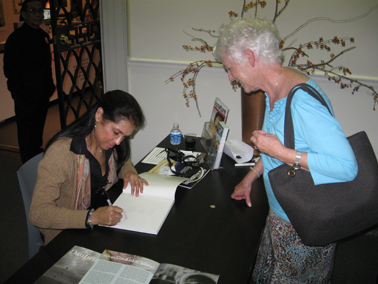 Book signing following the lecture