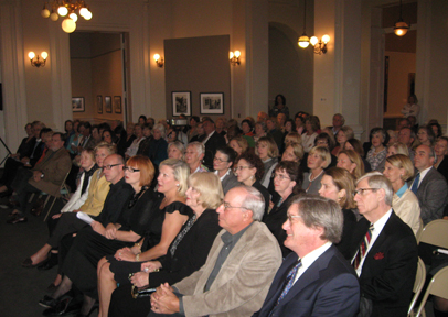 A sold out crowd enjoyed the Nov. 4 lecture on Sargent's Women