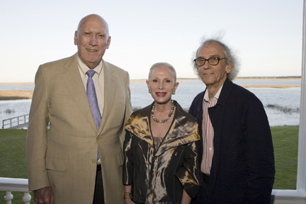 Jim and Esther Ferguson with Christo