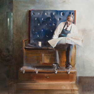Shoe Shine, 2008, by Mary Whyte