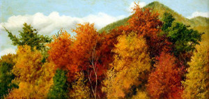Brilliant Autumn Foliage, by William Aiken Walker (American, 1838 - 1921)