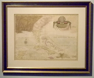 A Map of Carolina, Florida and the Bahama Islands with Adjacent Parts, 1731, By Mark Catesby (British, 1683–1749)
