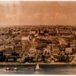 Panorama of Charleston, by John William Hill (British, 1812 - 1879)