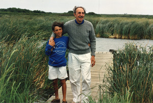 Andreas Karales and his father, James