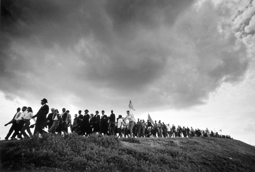 Selma to Montgomery March, 1965, by James Karales
