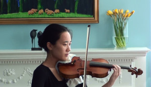 CMC violinist Frances Hsieh.