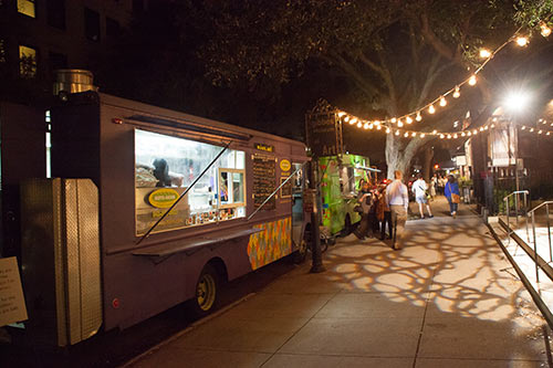 Food Trucks at the Art on Paper Fair