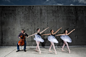 Cellist Tim O'Malley and Charleston Dance Institute Dancers. Photo by Tom McCorkle