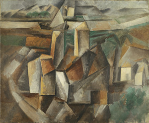 The Old Mill, ©Estate of Pablo Picasso/Artists Rights Society (ARS) New York; by Pablo Picasso, oil on canvas; 15 x 18 inches, Leonard A. Lauder Cubist Trust.