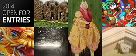 A collage of submissions from Finalists and Winners of the contemporary art prize.
