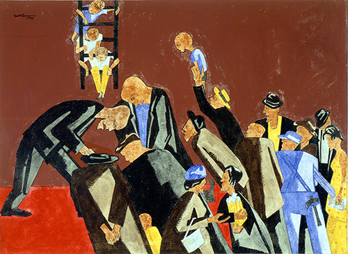 Accident 1946 by Jacob Lawrence