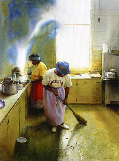 Wednesday Chores, 2004, by Mary Whyte