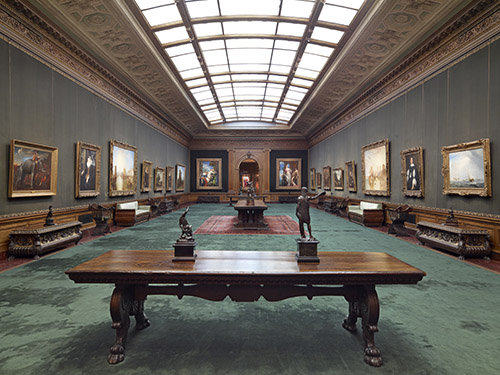 West Gallery, 2010 (new lighting installed)