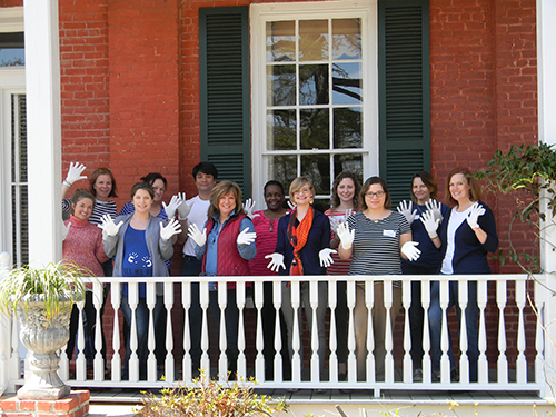 The White Gloves Gang at the Marion County Museum
