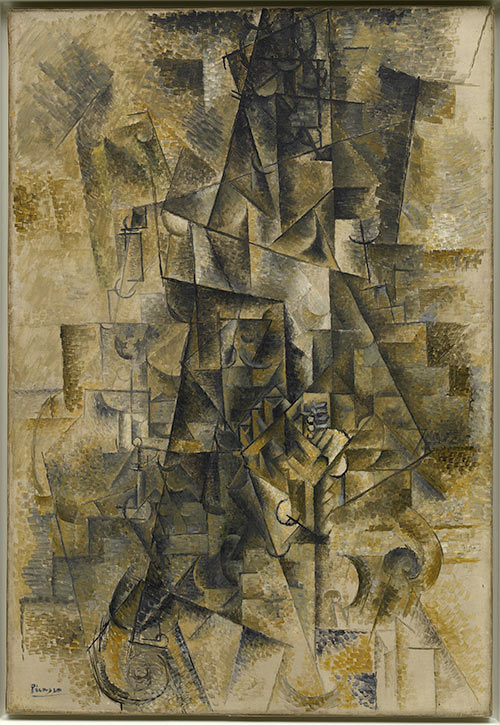 Accordionist, Ceret, summer 1911, by Pablo Picasso (1881 – 1973)