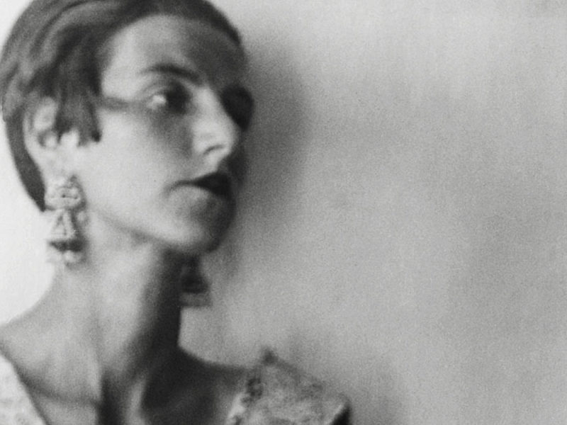 Peggy Guggenheim as a young woman. Photography by Berenice Abbot, courtesy of Getty Images.