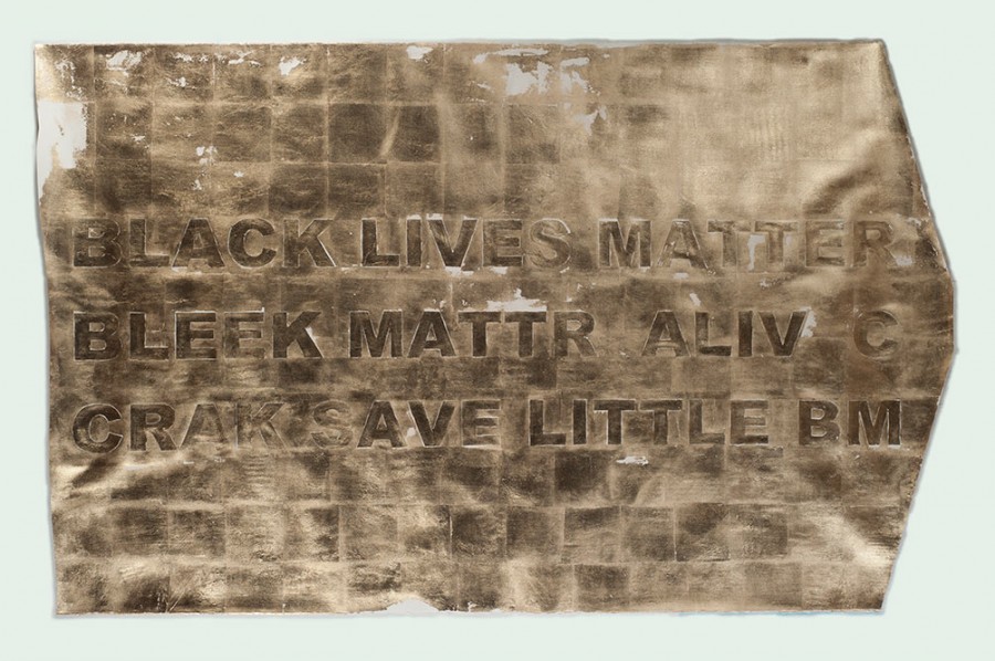 BLACK LIVES MATTER (Transformation), 2016, by Stacy Lynn Waddell