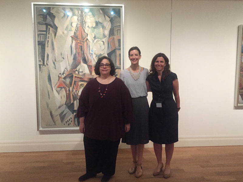 The curatorial dream team, Tracey Bashkoff, Lauren Hinkson, and Sara Arnold.
