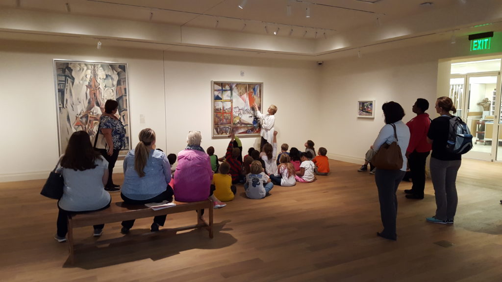 Students learn about Chagall, Delaunay and other abstract artists