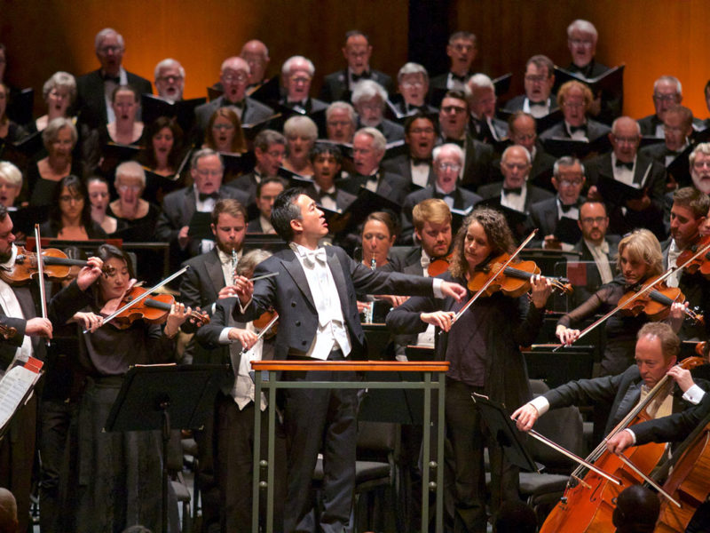 CSO Music Director Ken Lam with the Charleston Symphony Orchestra.