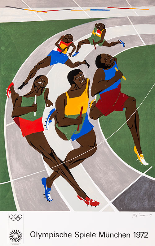 Olympic Games, 1971, by Jacob Lawrence