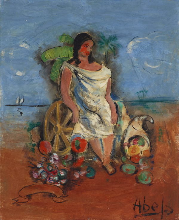 Mujer (Woman), Late 1920s, by Eduardo Abela (Cuban, 1889 – 1965)