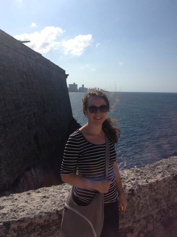 Before moving to the role of Curatorial Assistant, Amanda Breen served as the Gibbes Museum of Art's Membership Coordinator. In this role, she was tasked with planning a trip to Cuba for Museum Fellows! Here, Amanda is seen enjoying the fruits of her labor (and the sun!). 