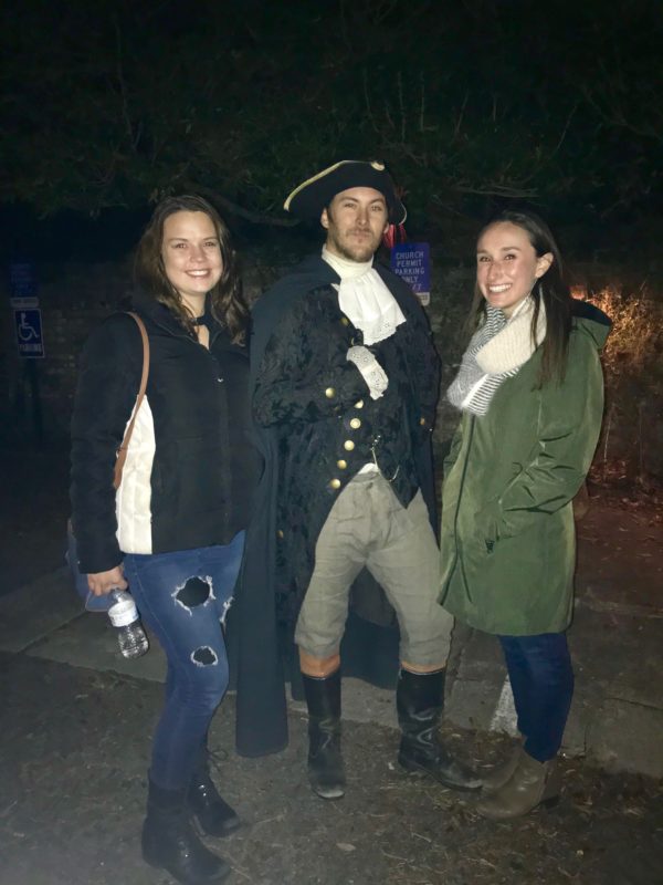 During a friend's recent visit to Charleston, Megan enjoyed an historic ghost tour downtown. 