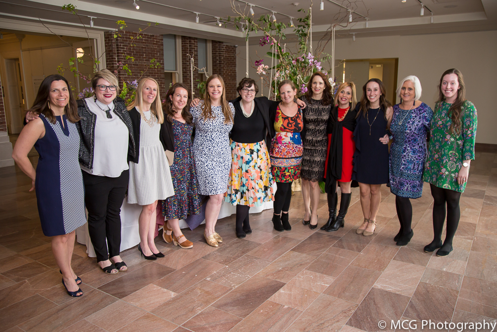 Megan is the newest Gibbes Girl on staff! Here, the #GibbesGirls pose at the annual Art of Design Luncheon & Lecture. 